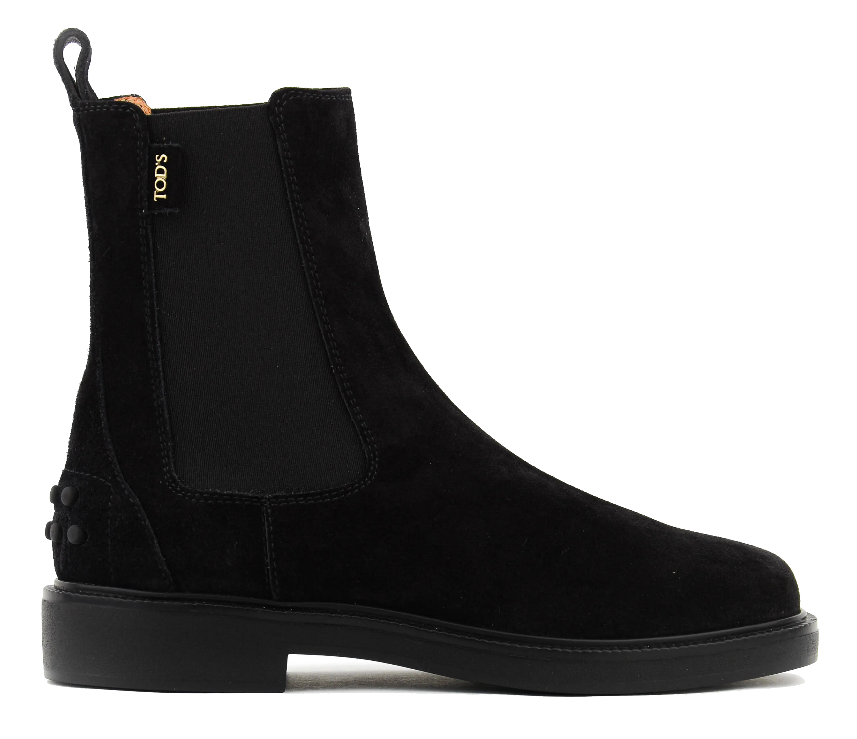 TODS dames  TOD'S CHELSEA BOOT SUEDE BLACK