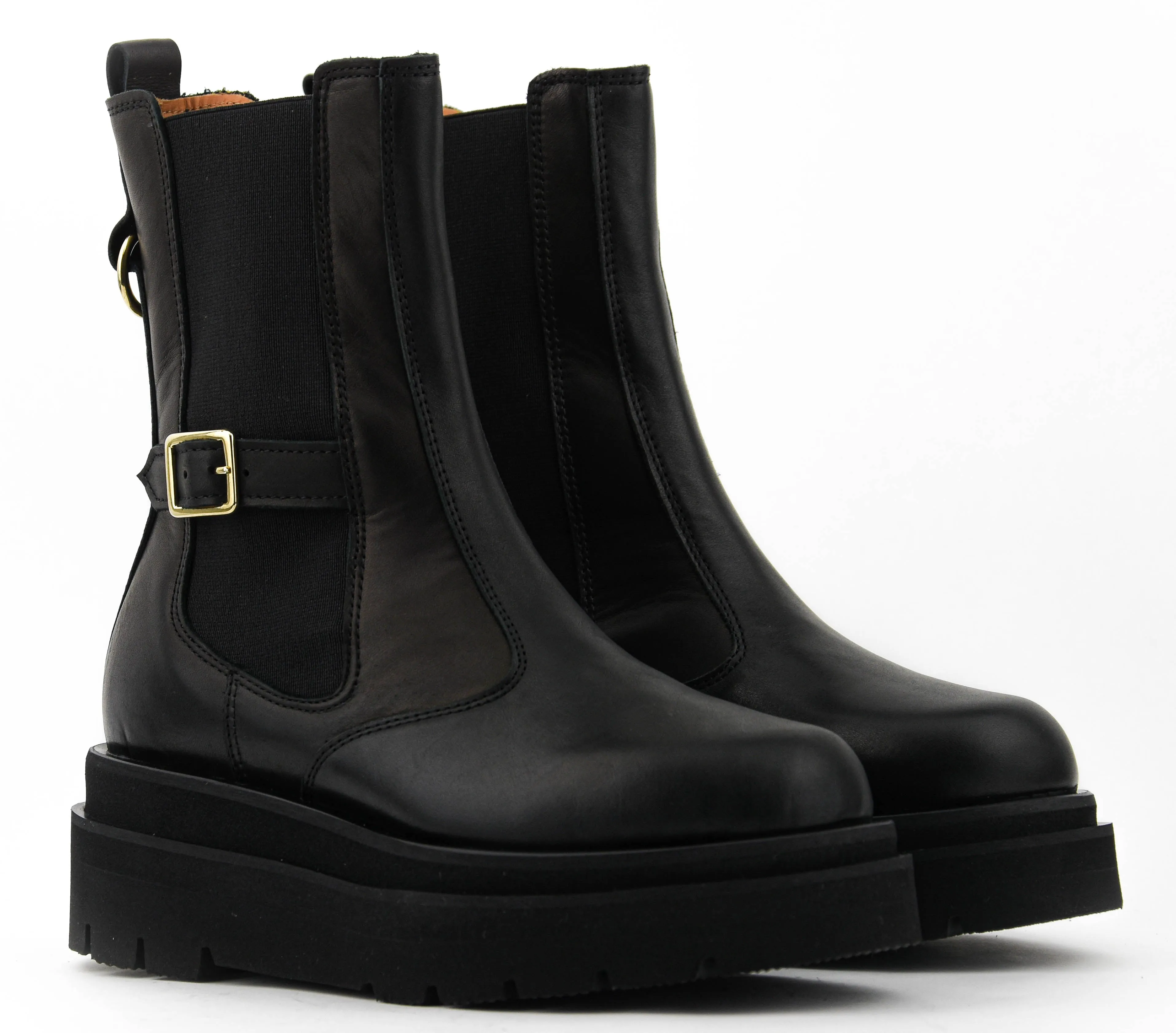 TORAL  TORAL MARTHA PLATEAU CHELSEA BOOT BLACK