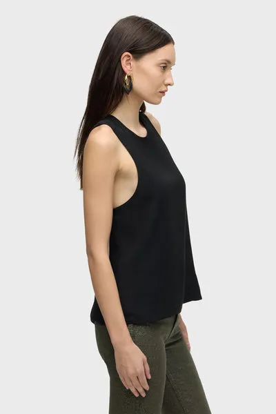 Twist Back Woven Tank