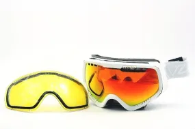 VON ZIPPER Feenom Whiteout Satin VonZipper Snow Goggles w/ Bonus Lens