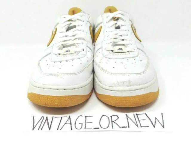 VTG 2002 Nike Air Force 1 Low LA Los Angeles Lakers Cany...