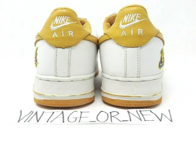 VTG 2002 Nike Air Force 1 Low LA Los Angeles Lakers Cany...