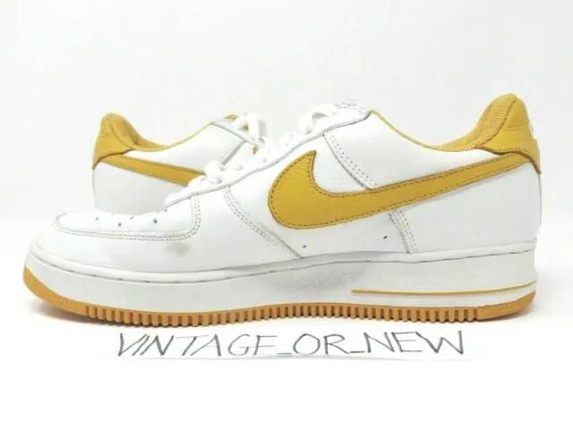 VTG 2002 Nike Air Force 1 Low LA Los Angeles Lakers Cany...