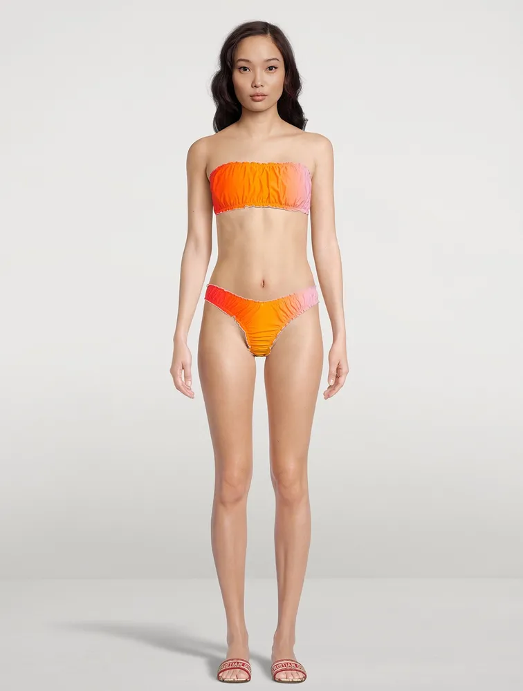 WEWOREWHAT Scrunchie Delilah Bikini Bottom