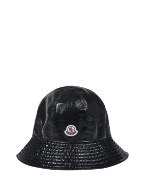 WOMAN MONCLER BLACK POLYESTER BUCKET HAT