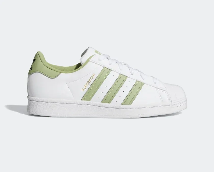 Womens Adidas Originals Superstar Magic Lime Cloud White Metallic Gold GY5986