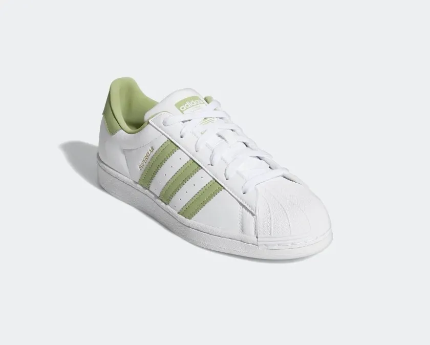 Womens Adidas Originals Superstar Magic Lime Cloud White Metallic Gold GY5986