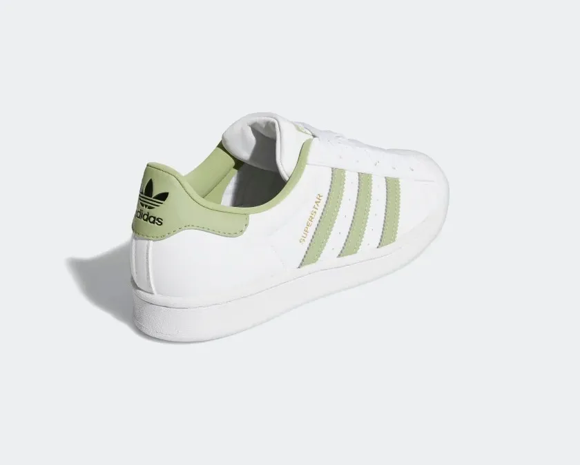 Womens Adidas Originals Superstar Magic Lime Cloud White Metallic Gold GY5986