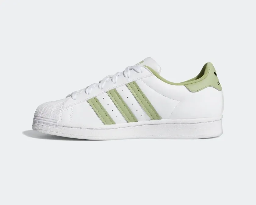 Womens Adidas Originals Superstar Magic Lime Cloud White Metallic Gold GY5986