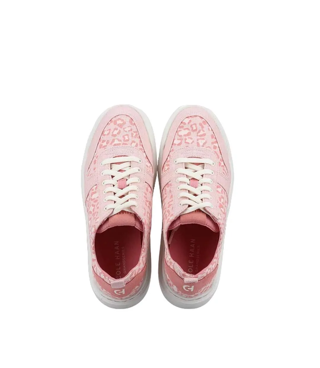 Womens/ladies grandpro rally court canvas trainers light pink Cole Haan