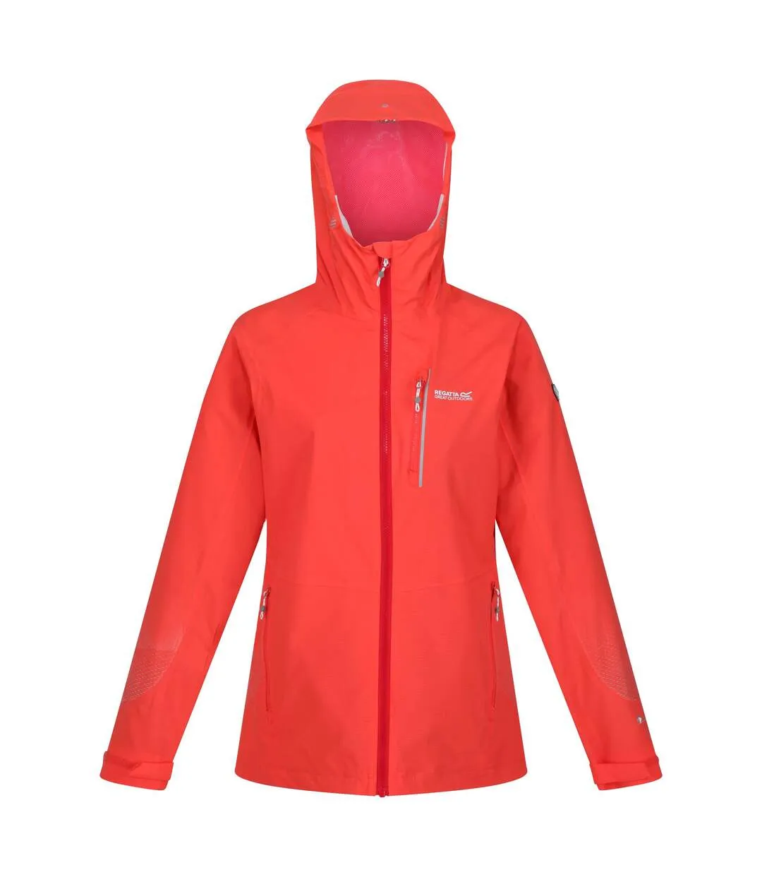 Womens/ladies highton pro waterproof jacket neon peach Regatta