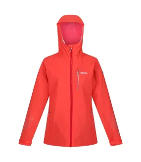 Womens/ladies highton pro waterproof jacket neon peach Regatta