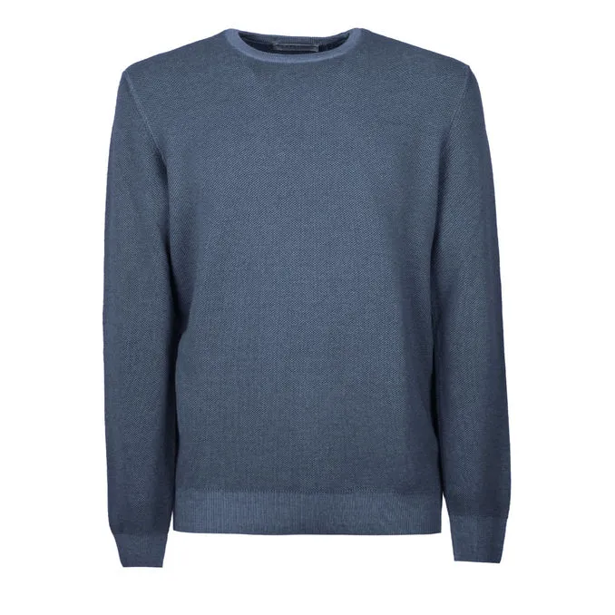 WOOL PULLOVER Man Blue