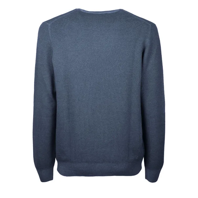 WOOL PULLOVER Man Blue