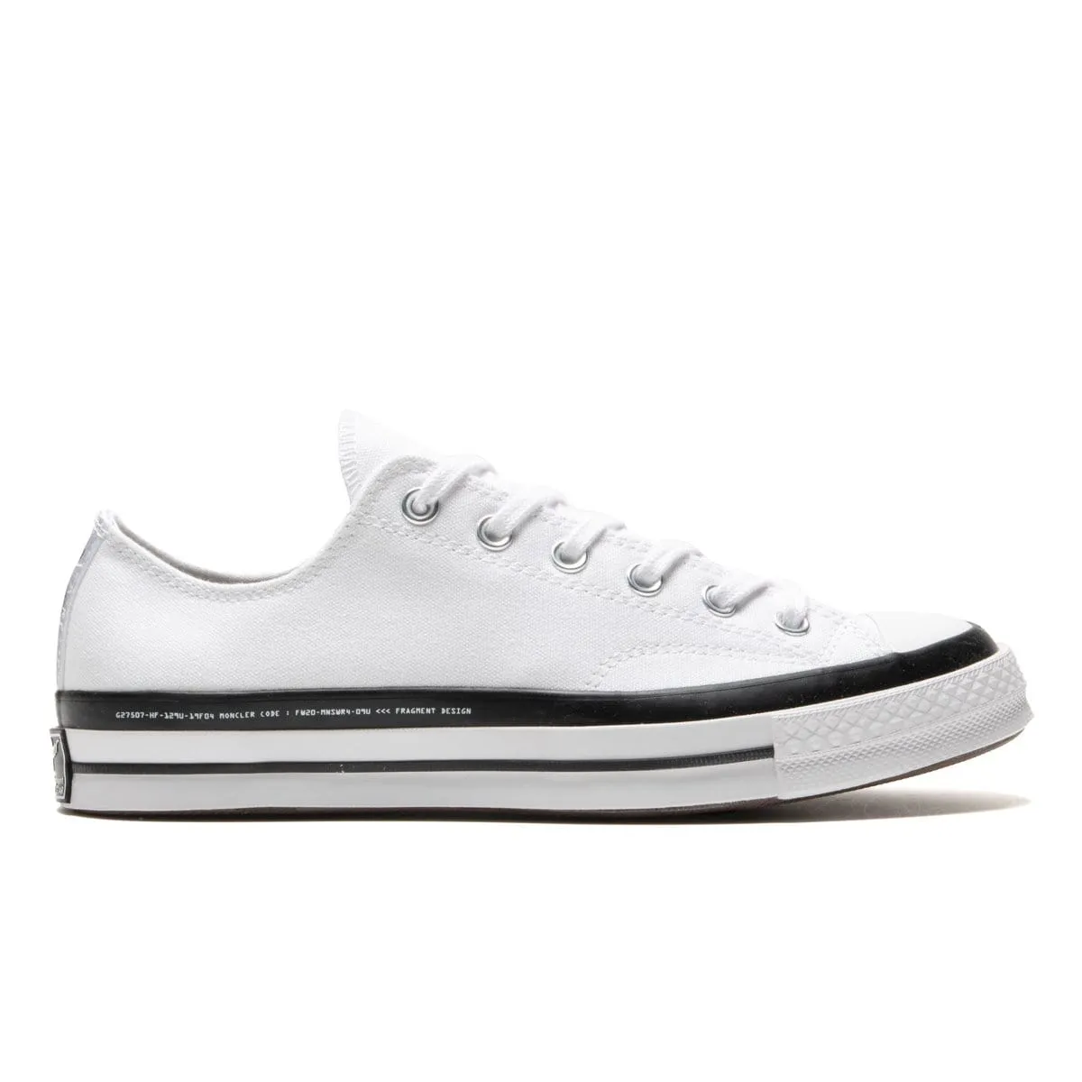 x FRAGMENT MONCLER CHUCK 70 OX White