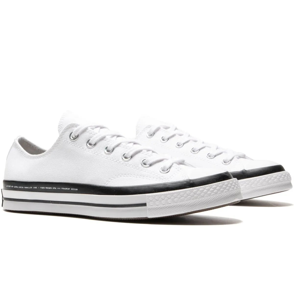 x FRAGMENT MONCLER CHUCK 70 OX White