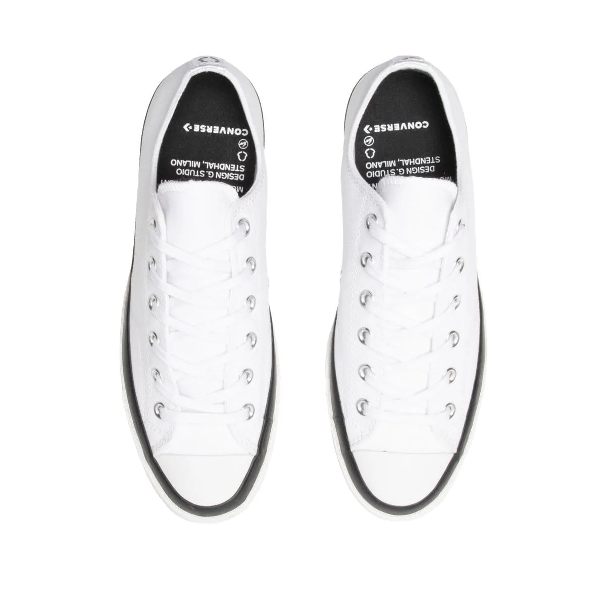 x FRAGMENT MONCLER CHUCK 70 OX White